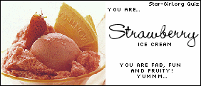 I am strawberry icecream.
